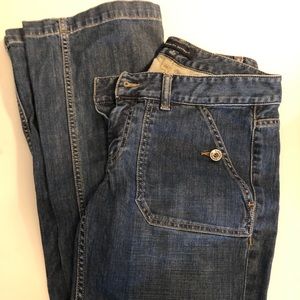 Banana Republic wide leg jeans size 8